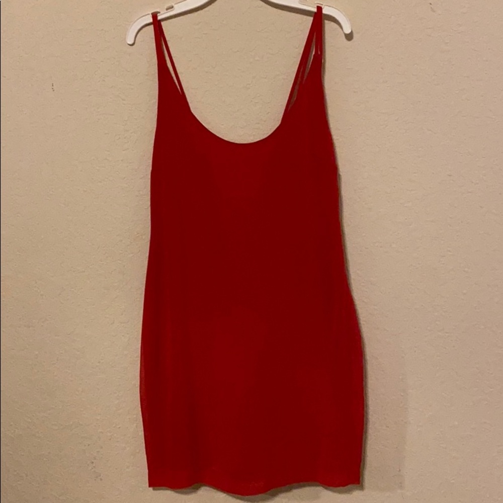 Red dress